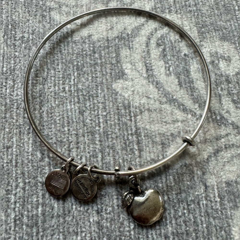 Alex & Ani Apple of Abundance Silver Bangle